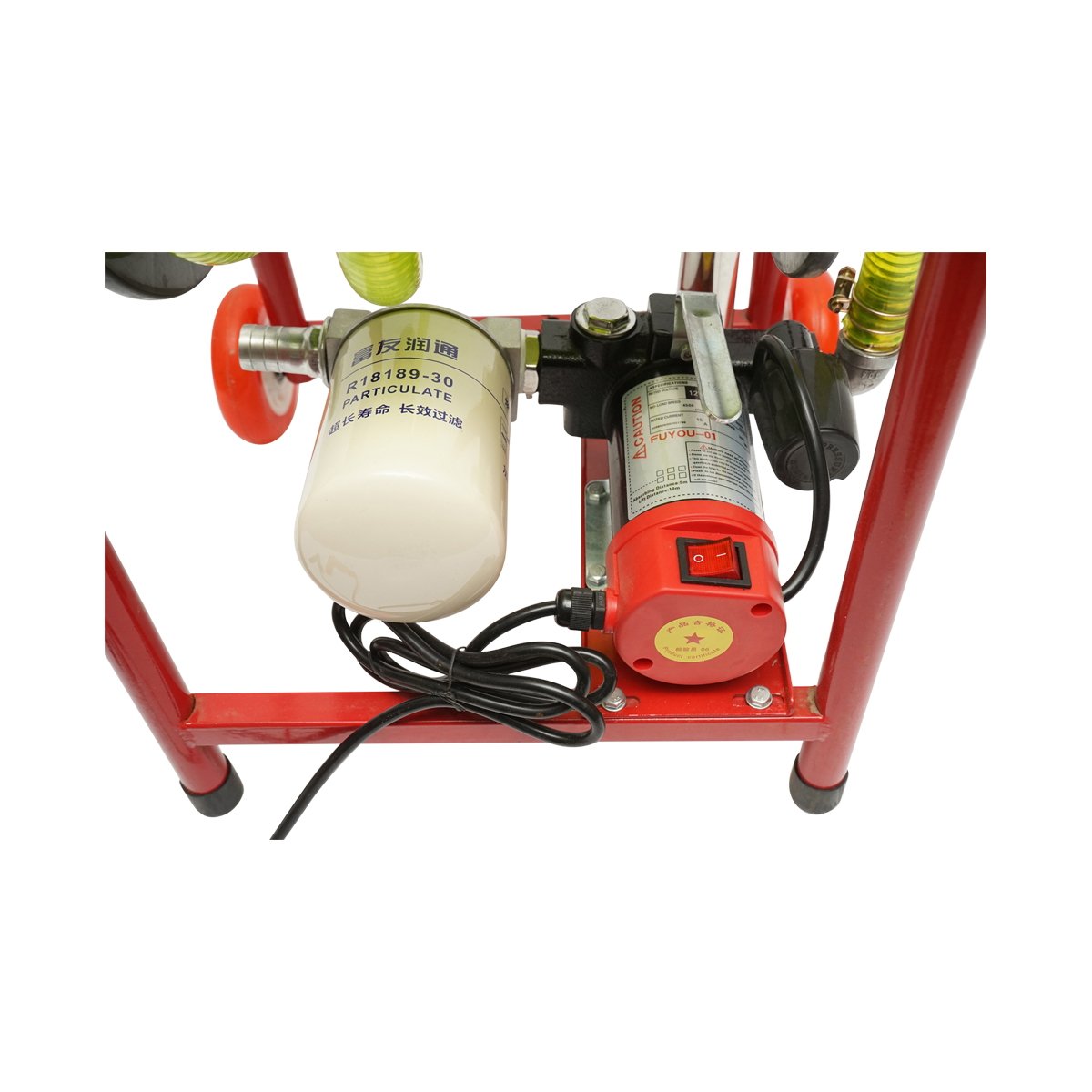 Pompa transfer combustibil 12V, 300W cu filtru si furtun, mobila Breckner Germany